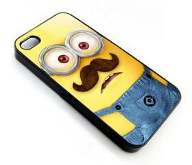 Despicable Me Minion With Mustache apple iphone 4 4s case