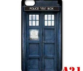 Blue jeans Tardis doctor who apple iphone 4 4s case cover