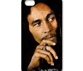 Raggae legend Bob Marley cool pose apple iphone 4 4s case cover