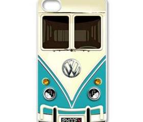 blue VW volkswagen chrome logo apple iphone 4 case cover