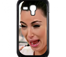 Funny Cute Sad Kim Kardashian Ugly crying face samsung galaxy s3 mini case cover