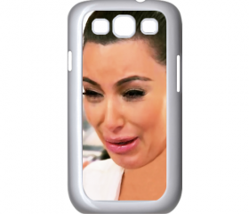 Funny Cute Sad Kim Kardashian Ugly crying face 02 samsung galaxy s3 i9300 case cover