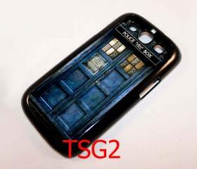 Retro Cool Gothic Tardis Doctor Who samsung galaxy s3 i9300 case cover