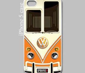 new orange VW volkswagen chrome logo apple iphone 5 case cover